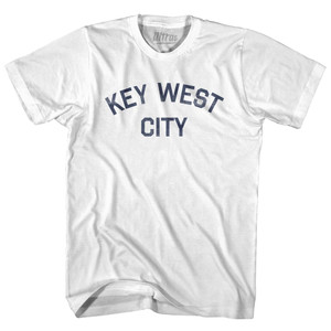 Key West City Adult Cotton T-Shirt - White