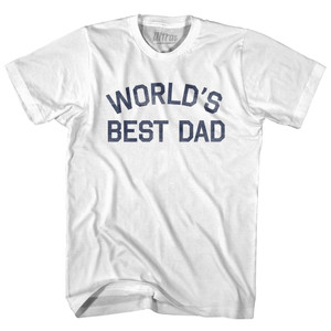World's Best Dad Youth Cotton T-Shirt - White World's Best Dad Youth Cotton T-Shirt - White