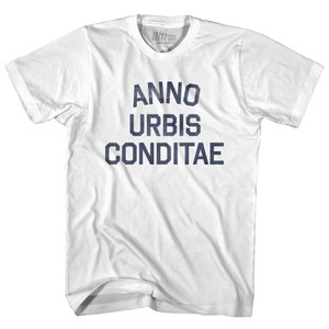 Anno Urbis Conditae Adult Cotton T-Shirt-White