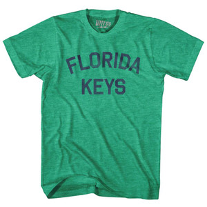 Florida Keys Adult Tri-Blend T-Shirt - Heather Green