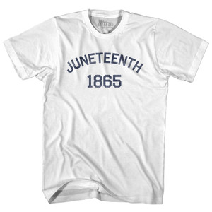 Juneteenth 1865 Adult Cotton T-Shirt - White Juneteenth 1865 Adult Cotton T-Shirt - White
