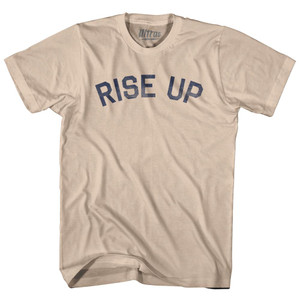 Rise Up Adult Cotton T-Shirt - Creme Rise Up Adult Cotton T-Shirt - Creme