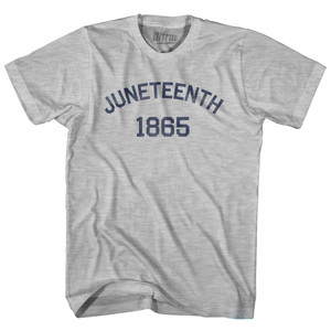 Juneteenth 1865 Womens Cotton Junior Cut T-Shirt - Grey Heather
