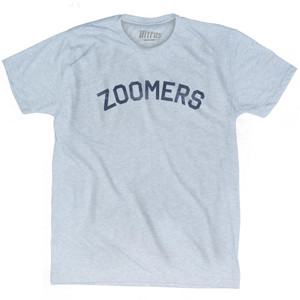 Zoomers Adult Tri-Blend T-Shirt - Athletic White Zoomers Adult Tri-Blend T-Shirt - Athletic White