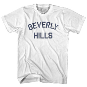 Beverly Hills Adult Cotton T-Shirt - White