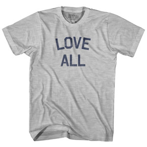 Love All Adult Cotton T-Shirt - Grey Heather
