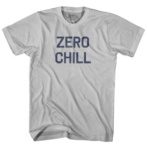 Zero Chill Adult Cotton T-Shirt-Cool Grey