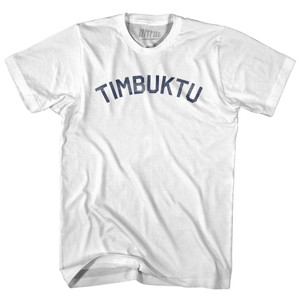 Timbuktu Womens Cotton Junior Cut T-Shirt - White
