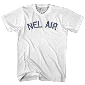 Nel Air Womens Cotton Junior Cut T-Shirt - White