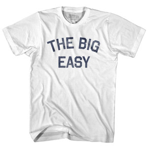The Big Easy Adult Cotton T-Shirt - White