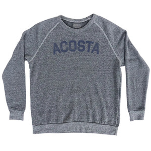 ACOSTA Adult Tri-Blend Sweatshirt - Athletic Grey