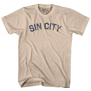 Sin City Adult Cotton T-Shirt-Creme