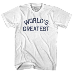 World's Greatest Womens Cotton Junior Cut T-Shirt - White