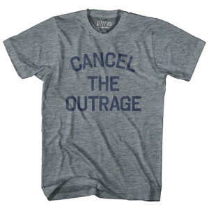 Cancel The Outrage Womens Tri-Blend Junior Cut T-Shirt-Athletic Grey Cancel The Outrage Womens Tri-Blend Junior Cut T-Shirt-Athletic Grey