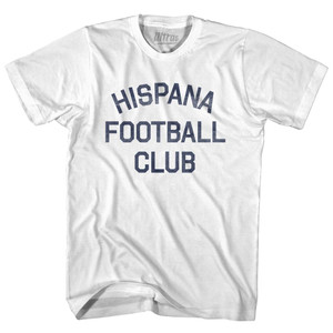 Hispana Football Club Adult Cotton T-Shirt - White