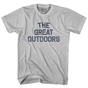 The Great Outdoors Adult Cotton T-Shirt - Cool Grey