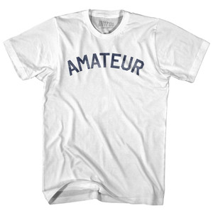 Amateur Adult Cotton T-Shirt - White