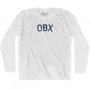 OBX Adult Cotton Long Sleeve T-Shirt-White