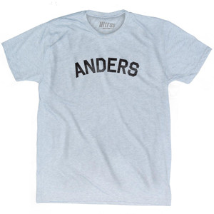 Anders Adult Tri-Blend T-Shirt - Athletic White