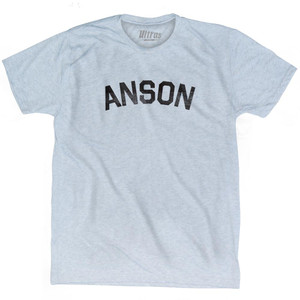 Anson Adult Tri-Blend T-Shirt - Athletic White