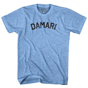Damari Adult Tri-Blend T-Shirt-Athletic Blue