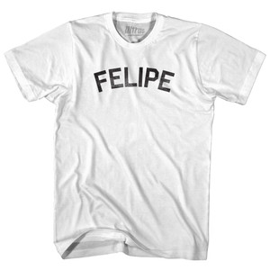 Felipe Adult Cotton T-Shirt - White