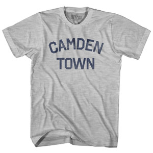 Camden Town Womens Cotton Junior Cut T-Shirt - Grey Heather