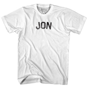 Jon Youth Cotton T-Shirt-White