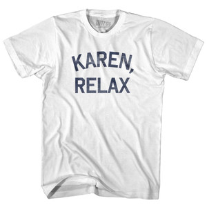 Karen, Relax Youth Cotton T-Shirt - White