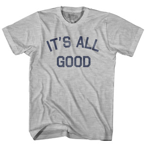 It's All Good Youth Cotton T-Shirt-Grey Heather