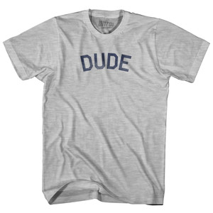 Dude Youth Cotton T-Shirt - Grey Heather Dude Youth Cotton T-Shirt - Grey Heather