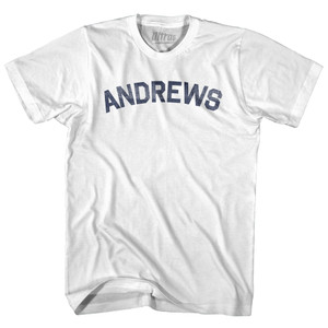 ANDREWS Youth Cotton T-shirt - White ANDREWS Youth Cotton T-shirt - White