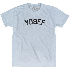 Yosef Adult Tri-Blend T-shirt - Athletic White