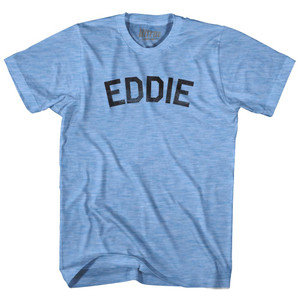 Eddie Adult Tri-Blend T-shirt - Athletic Blue