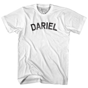 Dariel Womens Cotton Junior Cut T-Shirt - White