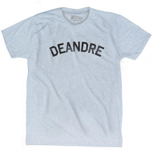 Deandre Adult Tri-Blend T-shirt-Athletic White