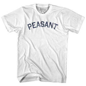 Peasant Adult Cotton T-shirt - White