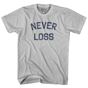 Never Loss Adult Cotton T-shirt - Cool Grey