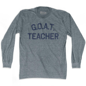 G.O.A.T (GOAT) Boss Adult Tri-Blend T-Shirt - Athletic White