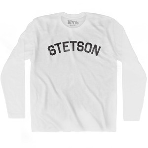 Stetson Adult Cotton Long Sleeve T-shirt - White