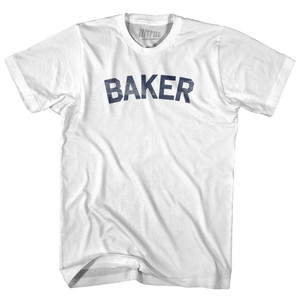 BAKER Adult Cotton T-shirt - White