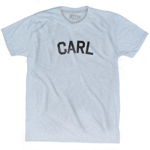 Carl Adult Tri-Blend T-shirt - Athletic White