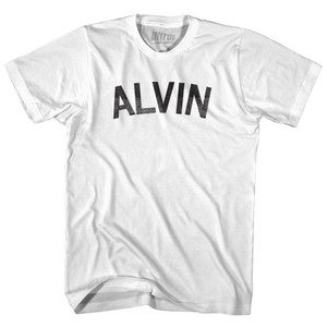 Alvin Adult Cotton T-shirt - White
