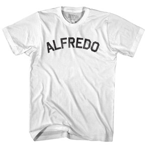 Alfredo Adult Cotton T-shirt - White