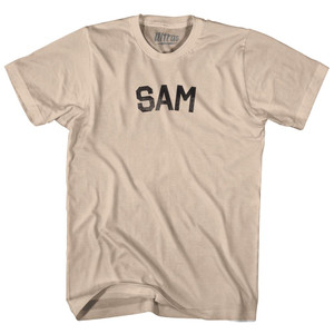 Sam Adult Cotton T-shirt-Creme