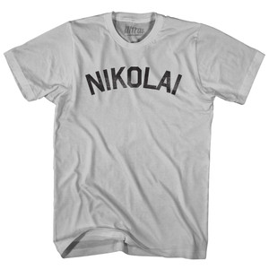 Nikolai Adult Cotton T-shirt - Cool Grey