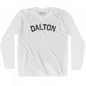 Dalton Adult Cotton Long Sleeve T-shirt-White