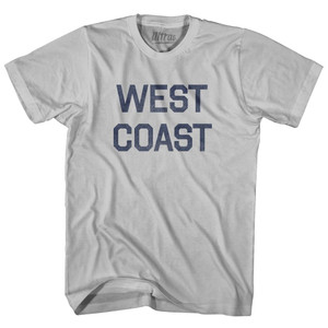 West Coast Adult Cotton T-Shirt - Cool Grey