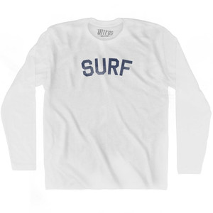 Surf Adult Cotton Long Sleeve T-Shirt - White