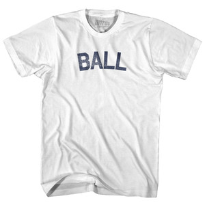 BALL Womens Cotton Junior Cut T-Shirt - White